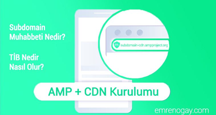 Wordpress Subdomain AMP CDN Kurulumu